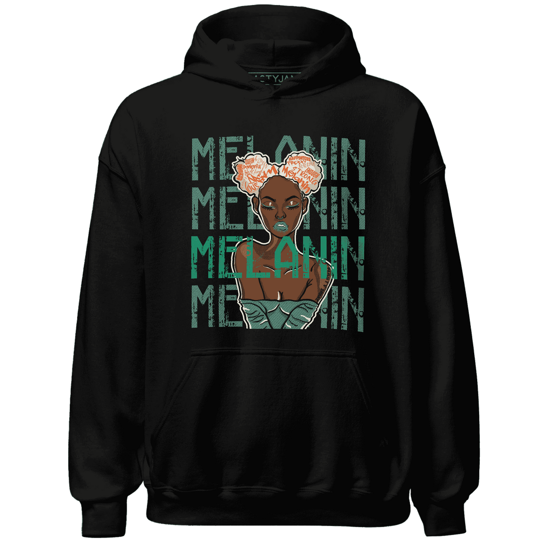 Nina CN Abney 3s Hoodie Match Melanin Girl - NastyJamz