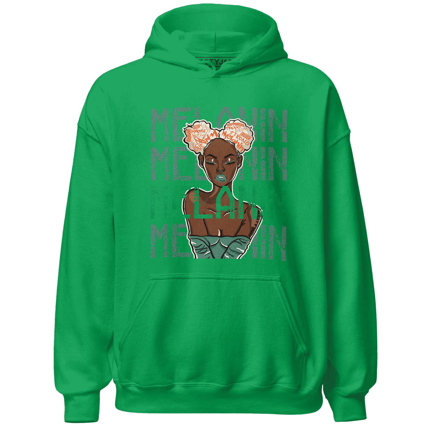 Nina CN Abney 3s Hoodie Match Melanin Girl - NastyJamz