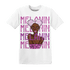 GS Hyper Violet 4s T Shirt Match Melanin Girl - NastyJamz