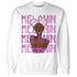 GS Hyper Violet 4s Sweatshirt Match Melanin Girl - NastyJamz