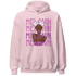 GS Hyper Violet 4s Hoodie Match Melanin Girl - NastyJamz