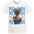 Industrial Blue 4s T Shirt Match Melanin Girl - NastyJamz