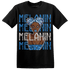 Industrial Blue 4s T Shirt Match Melanin Girl - NastyJamz