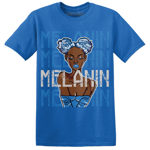Industrial-Blue-4s-T-Shirt-Match-Melanin-Girl