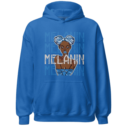 Industrial Blue 4s Hoodie Match Melanin Girl - NastyJamz