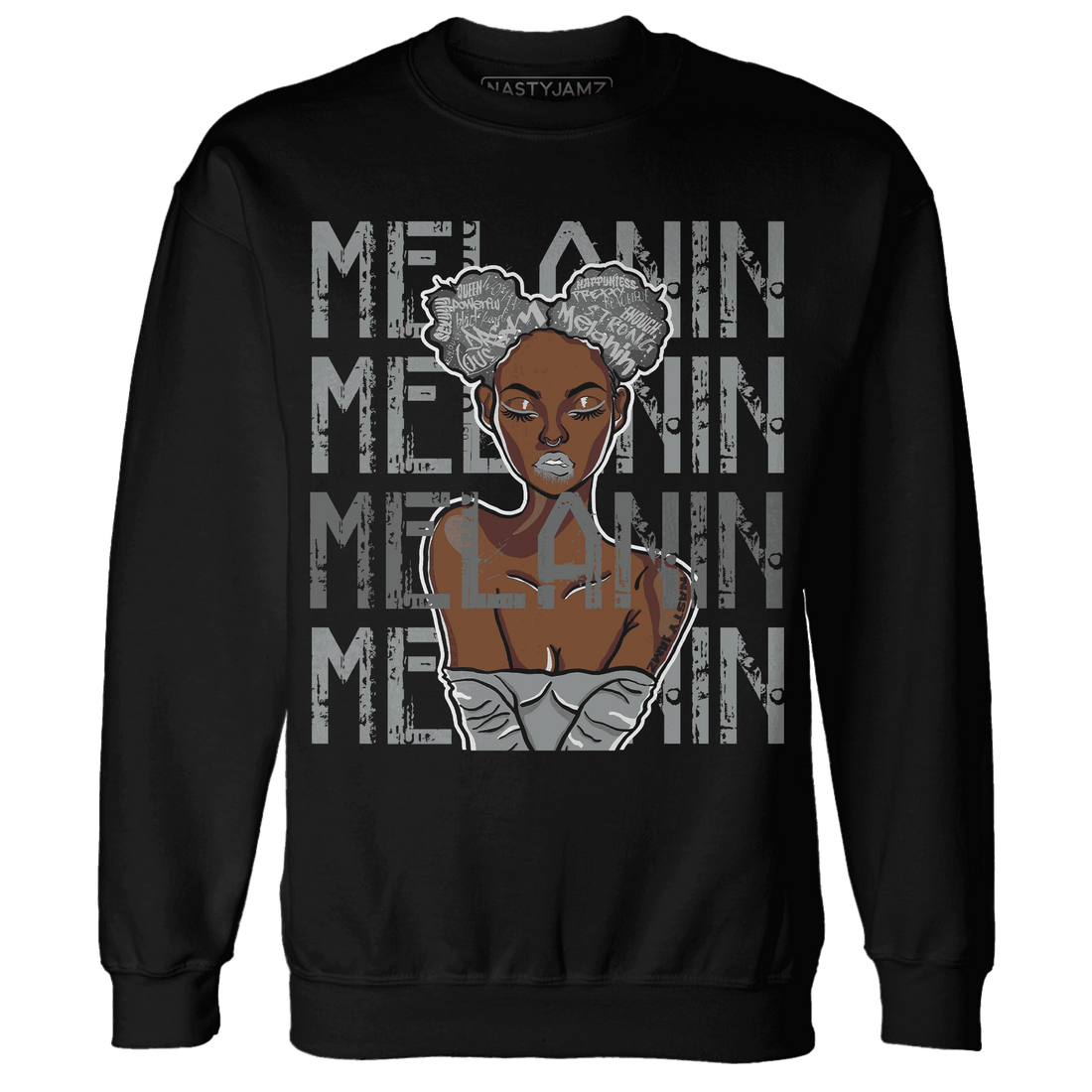 Paris Olympicsss 4s Sweatshirt Match Melanin Girl - NastyJamz