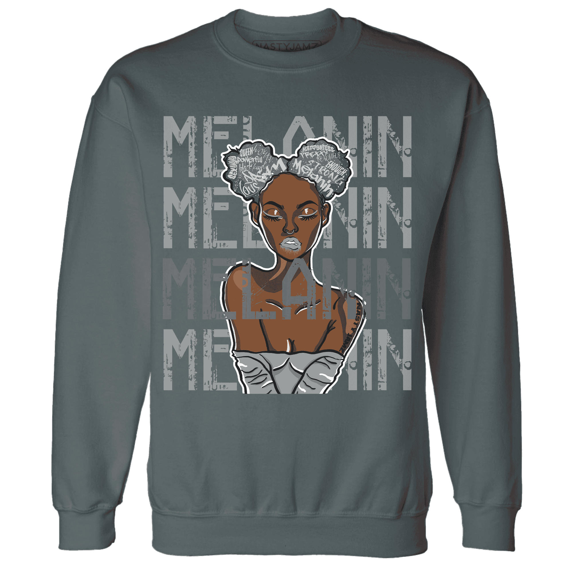 Paris Olympicsss 4s Sweatshirt Match Melanin Girl - NastyJamz