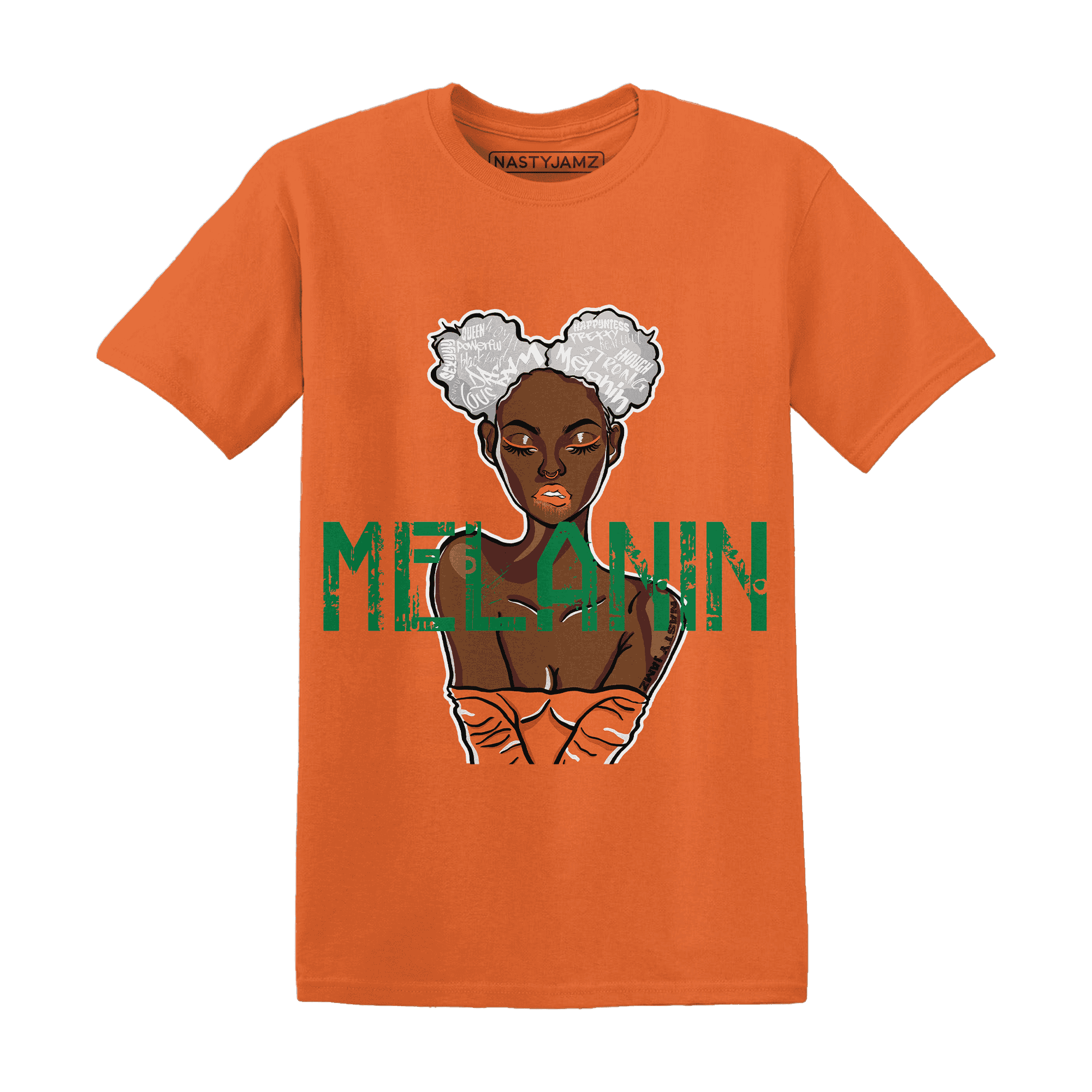 MAM Hurricanes 5s T Shirt Match Melanin Girl - NastyJamz