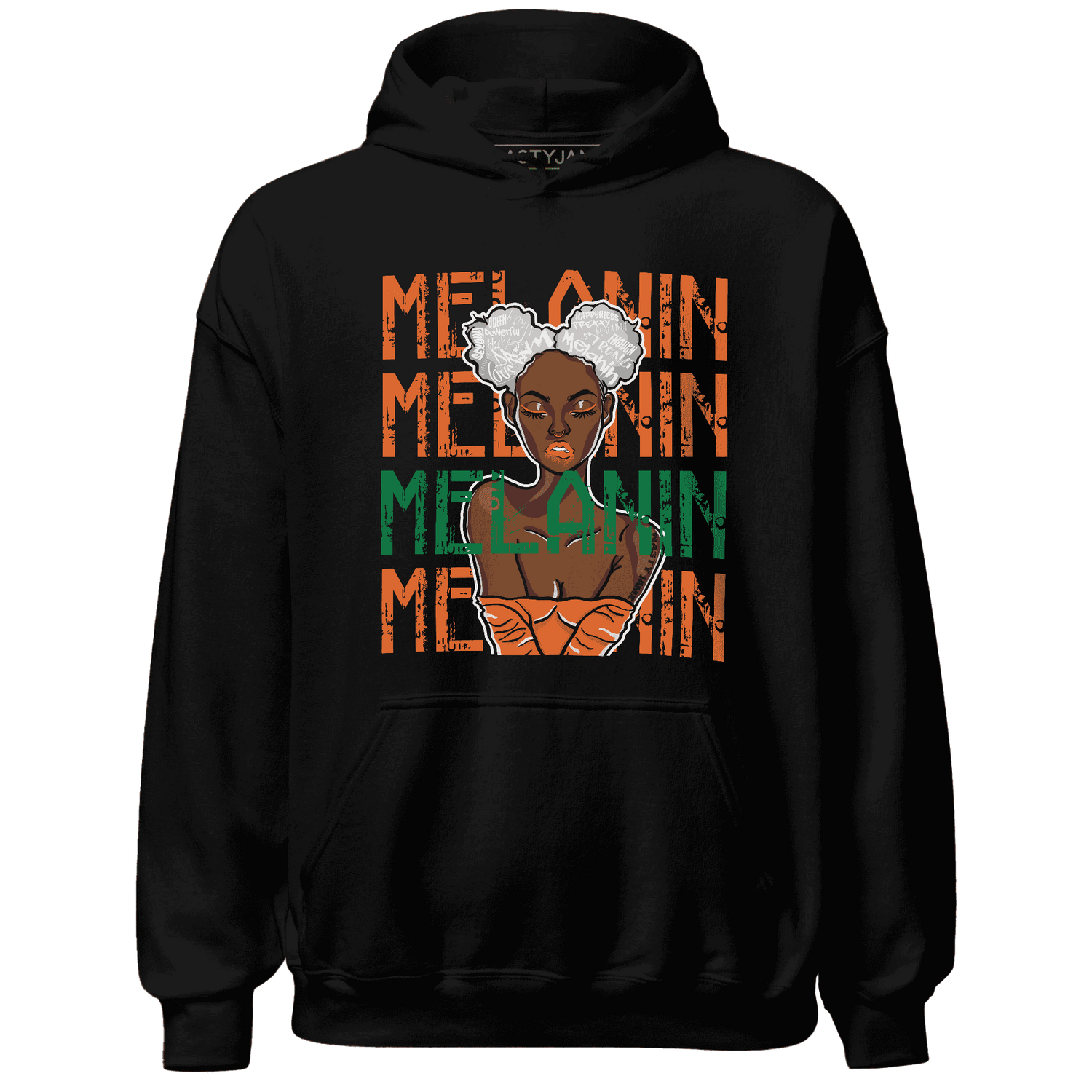 MAM Hurricanes 5s Hoodie Match Melanin Girl - NastyJamz