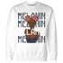 White-Navy-6s-Sweatshirt-Match-Melanin-Girl