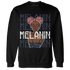 White-Navy-6s-Sweatshirt-Match-Melanin-Girl