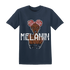 White-Navy-6s-T-Shirt-Match-Melanin-Girl