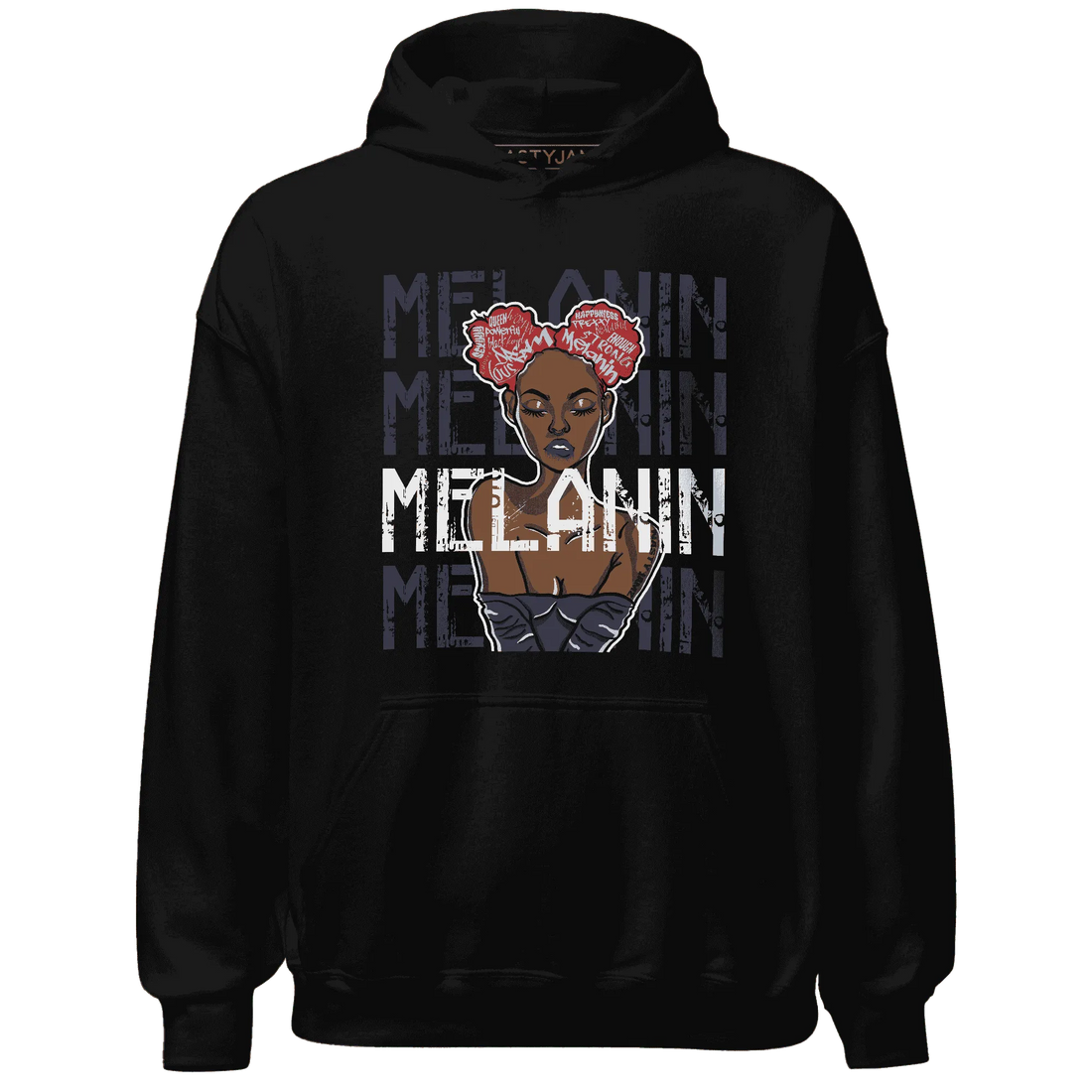 White-Navy-6s-Hoodie-Match-Melanin-Girl