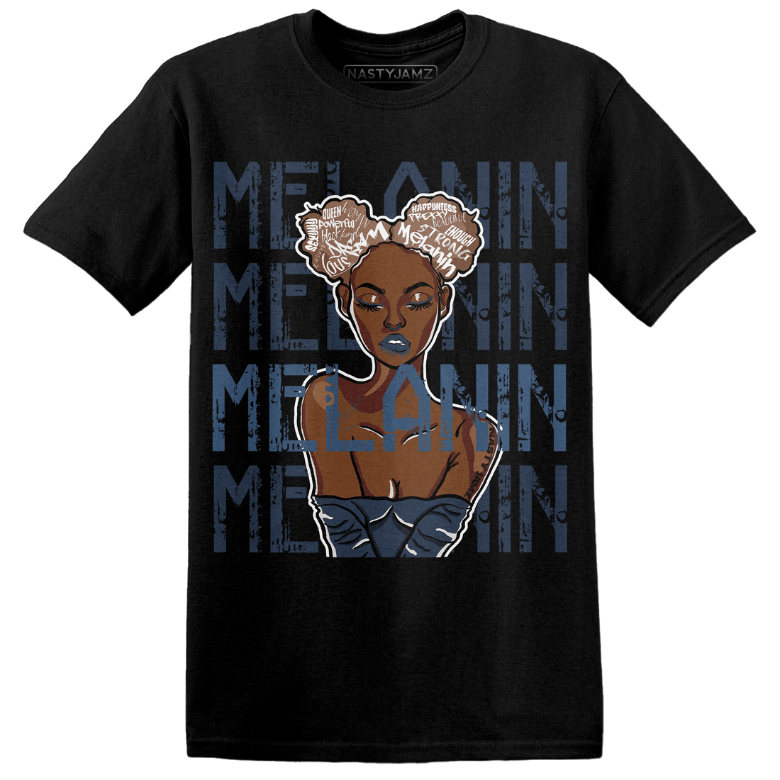 AM 1 86 Jackie Robinson T Shirt Match Melanin Girl - NastyJamz
