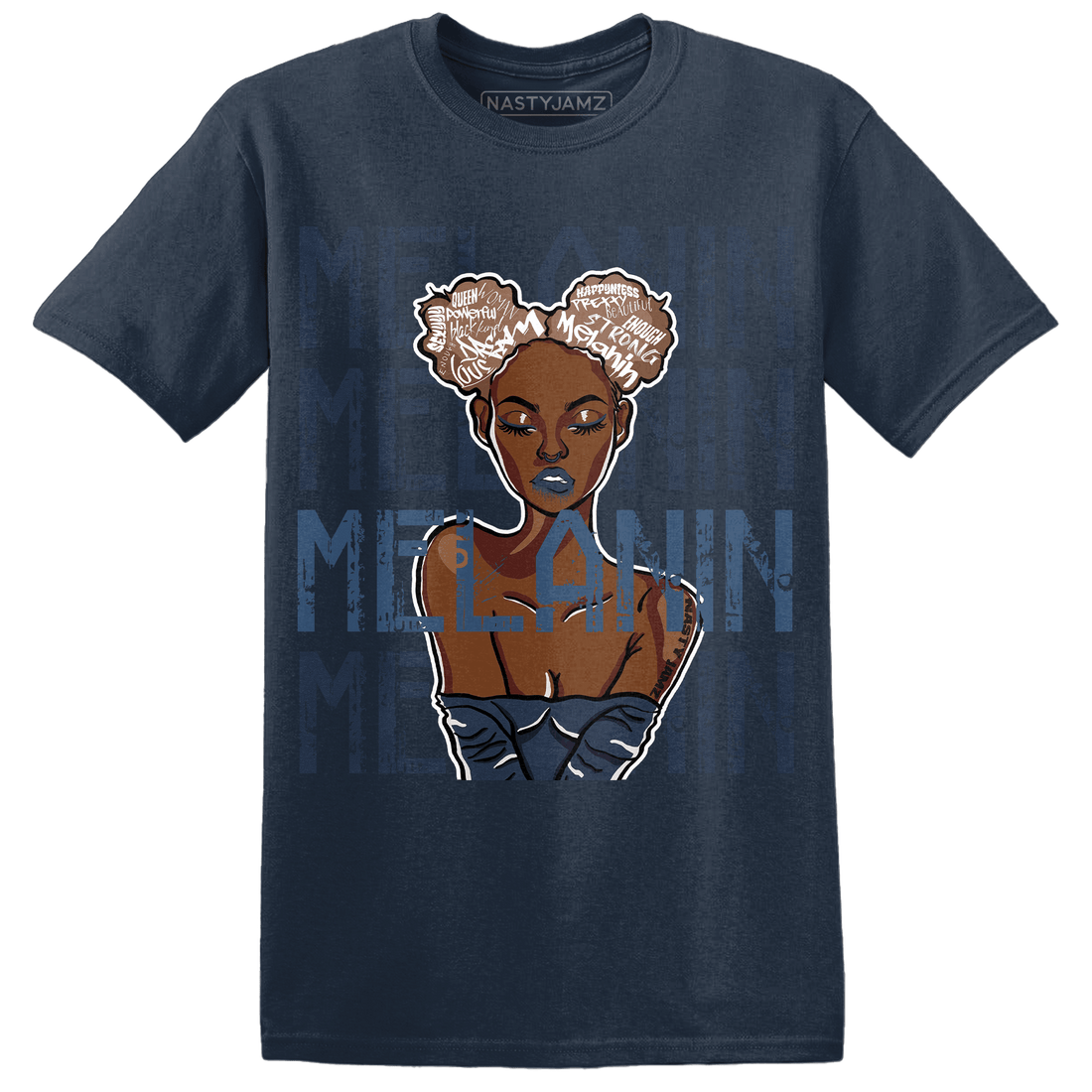 AM 1 86 Jackie Robinson T Shirt Match Melanin Girl - NastyJamz