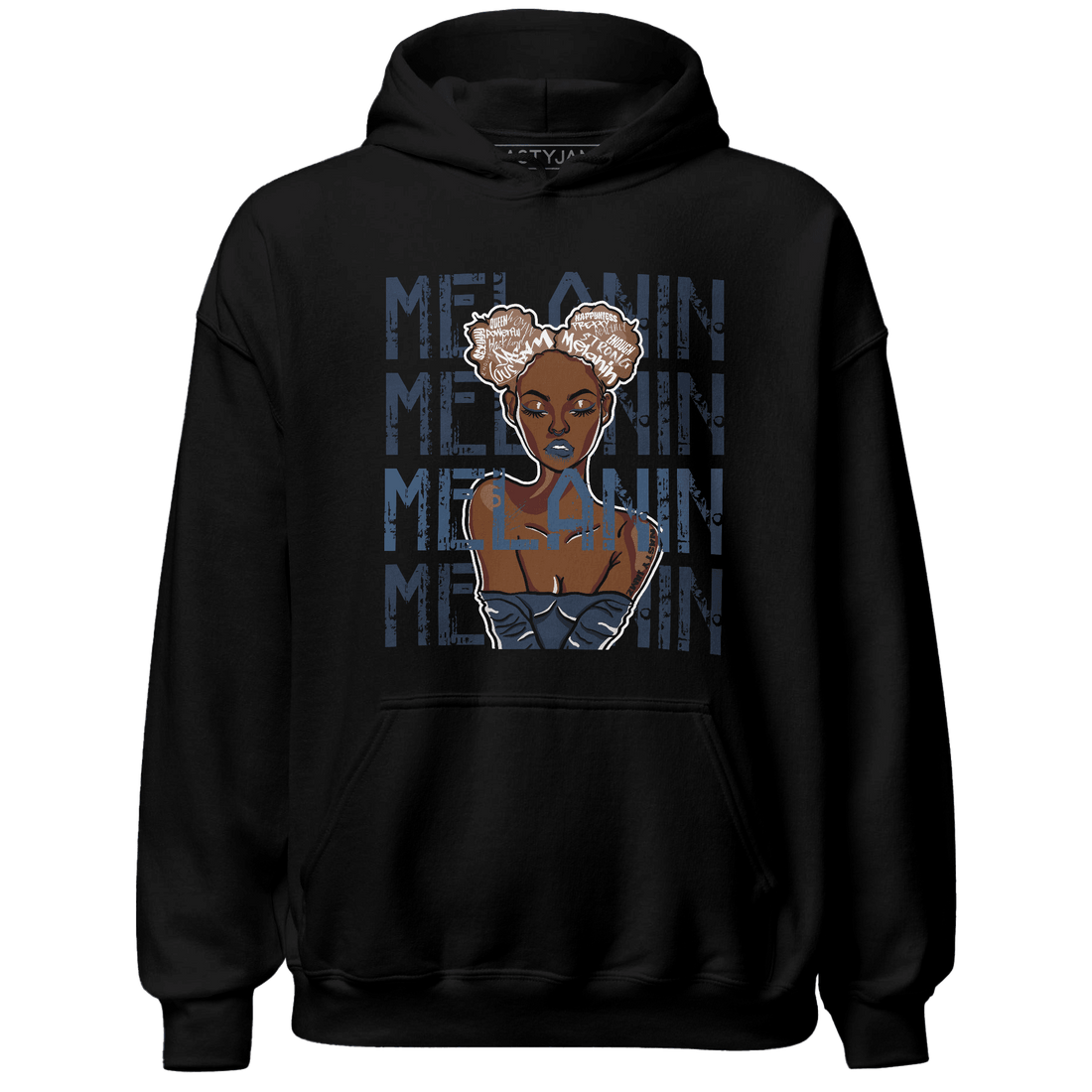 AM 1 86 Jackie Robinson Hoodie Match Melanin Girl - NastyJamz