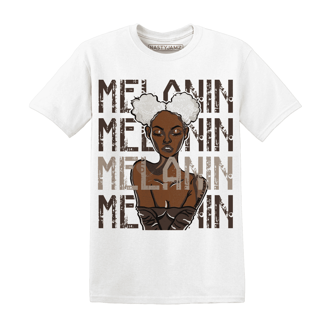 Dunk Low Baroque Brown T Shirt Match Melanin Girl - NastyJamz