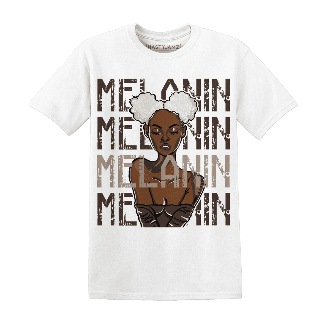 Dunk Low Baroque Brown T Shirt Match Melanin Girl - NastyJamz