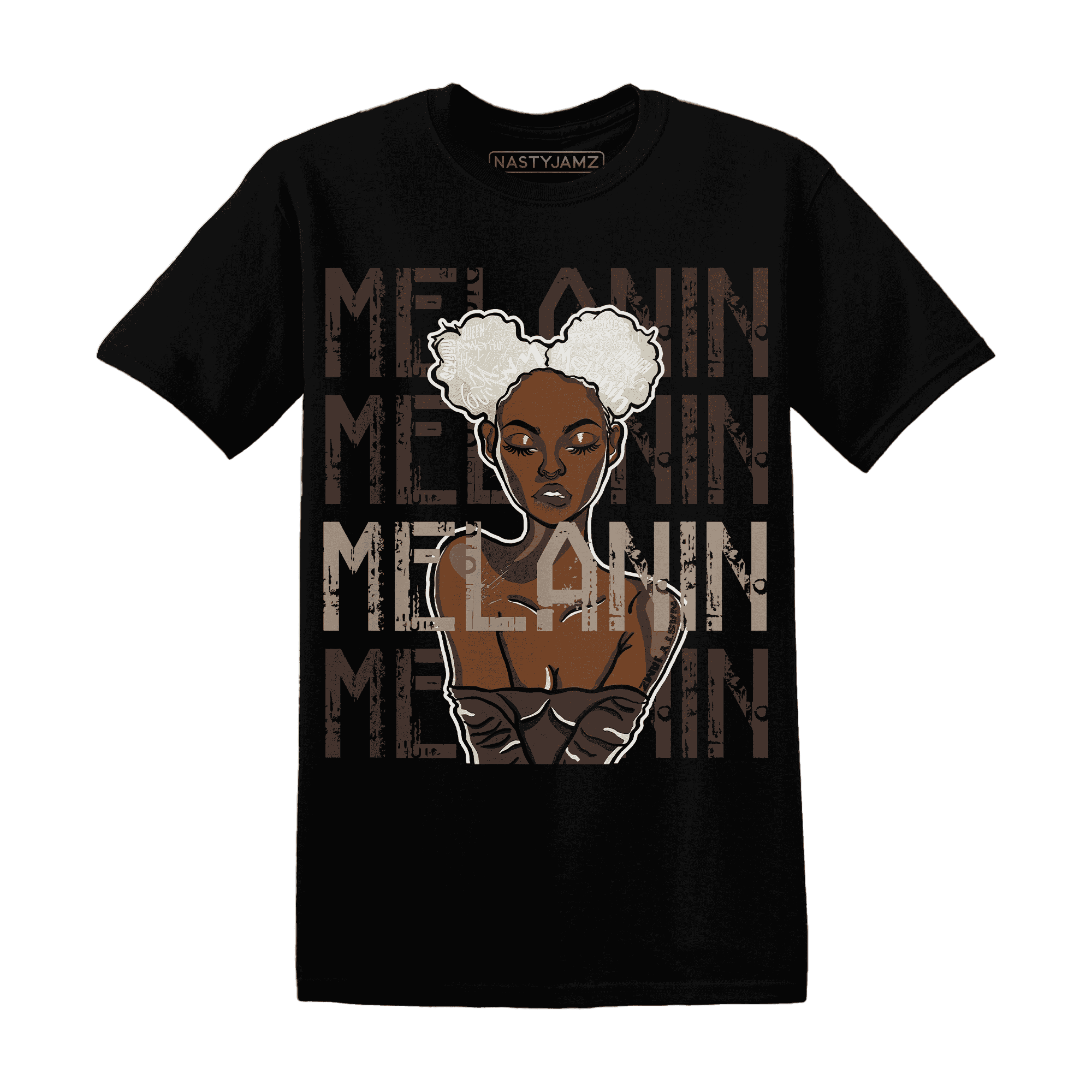 Dunk Low Baroque Brown T Shirt Match Melanin Girl - NastyJamz