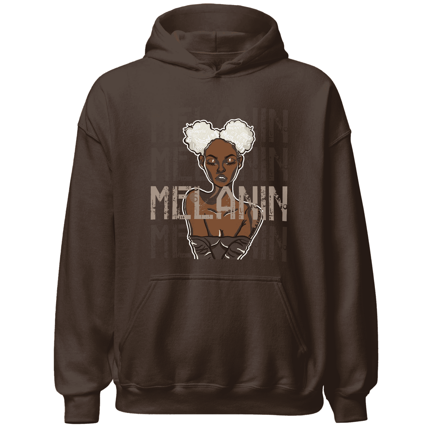 Dunk Low Baroque Brown Hoodie Match Melanin Girl - NastyJamz