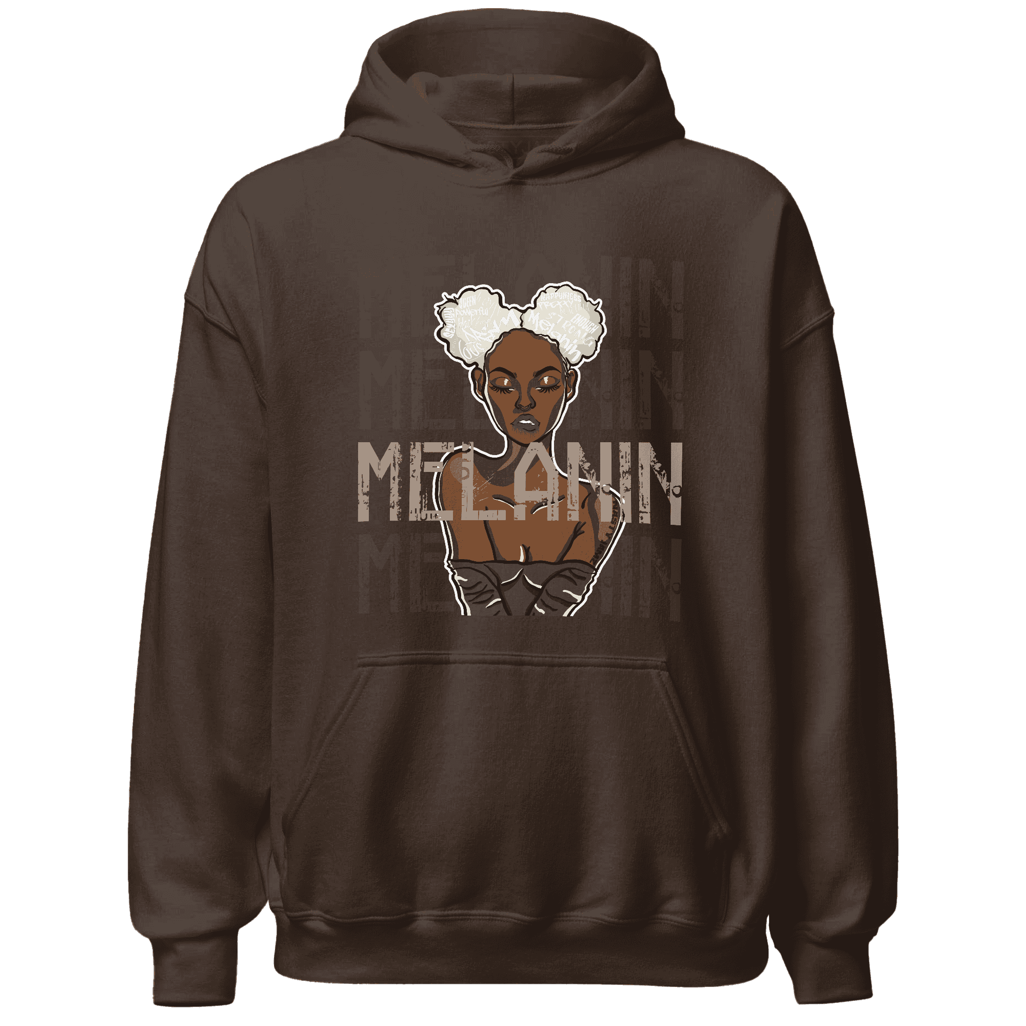 Dunk Low Baroque Brown Hoodie Match Melanin Girl - NastyJamz