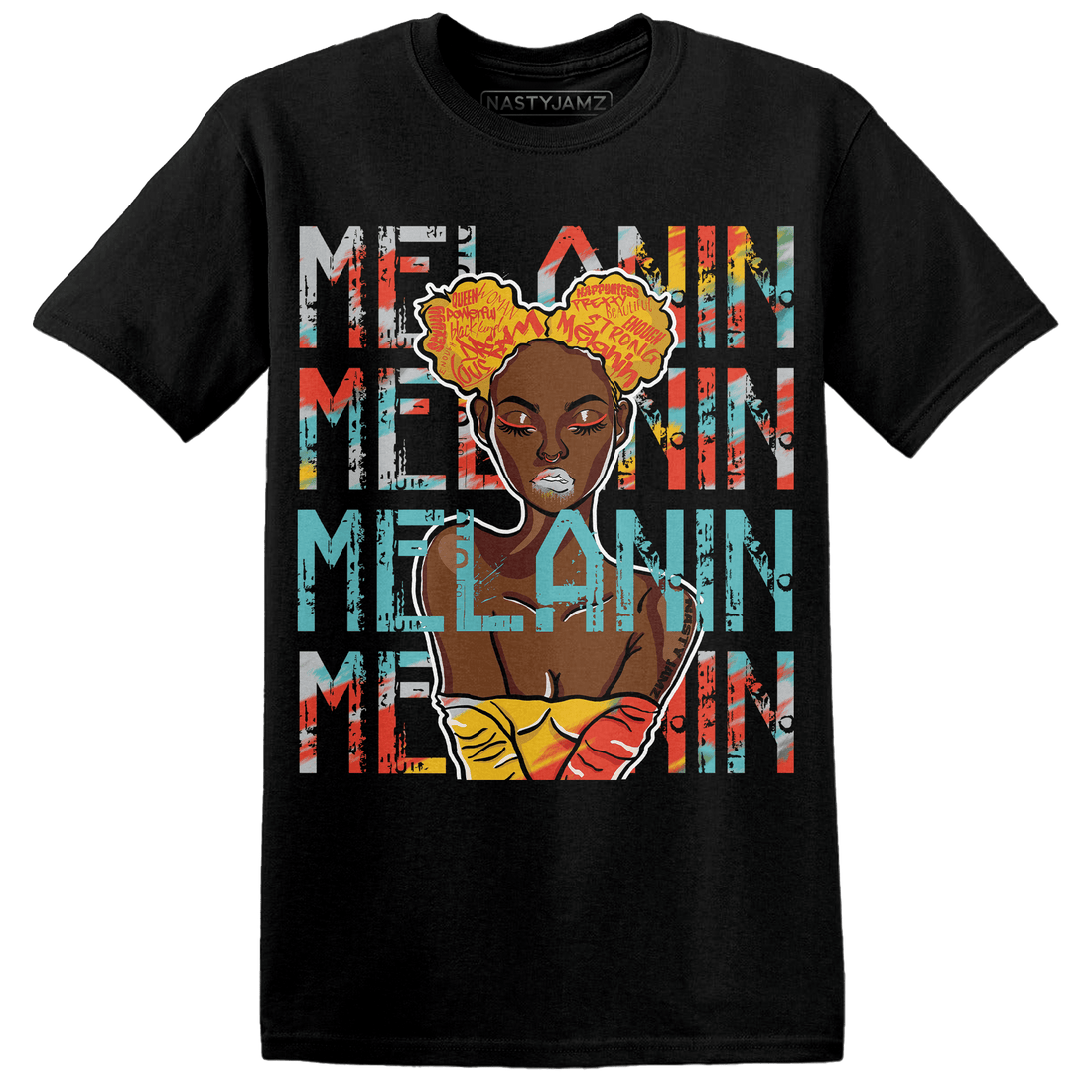 KB 8 Protro Venice Beach T Shirt Match Melanin Girl - NastyJamz