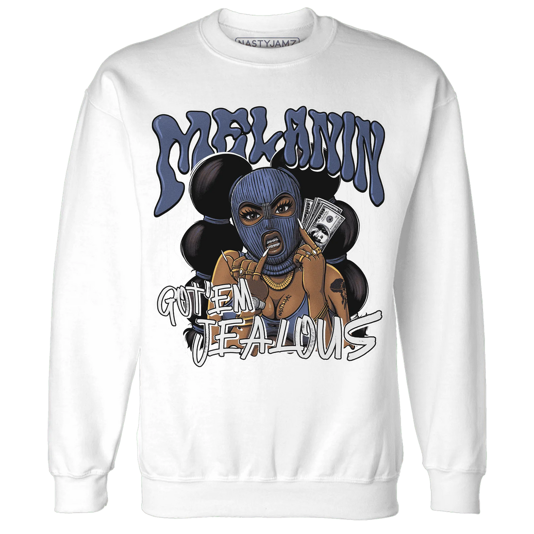 Low-Diffused-Blue-11s-Sweatshirt-Match-Melanin-Got-Em-Jealous