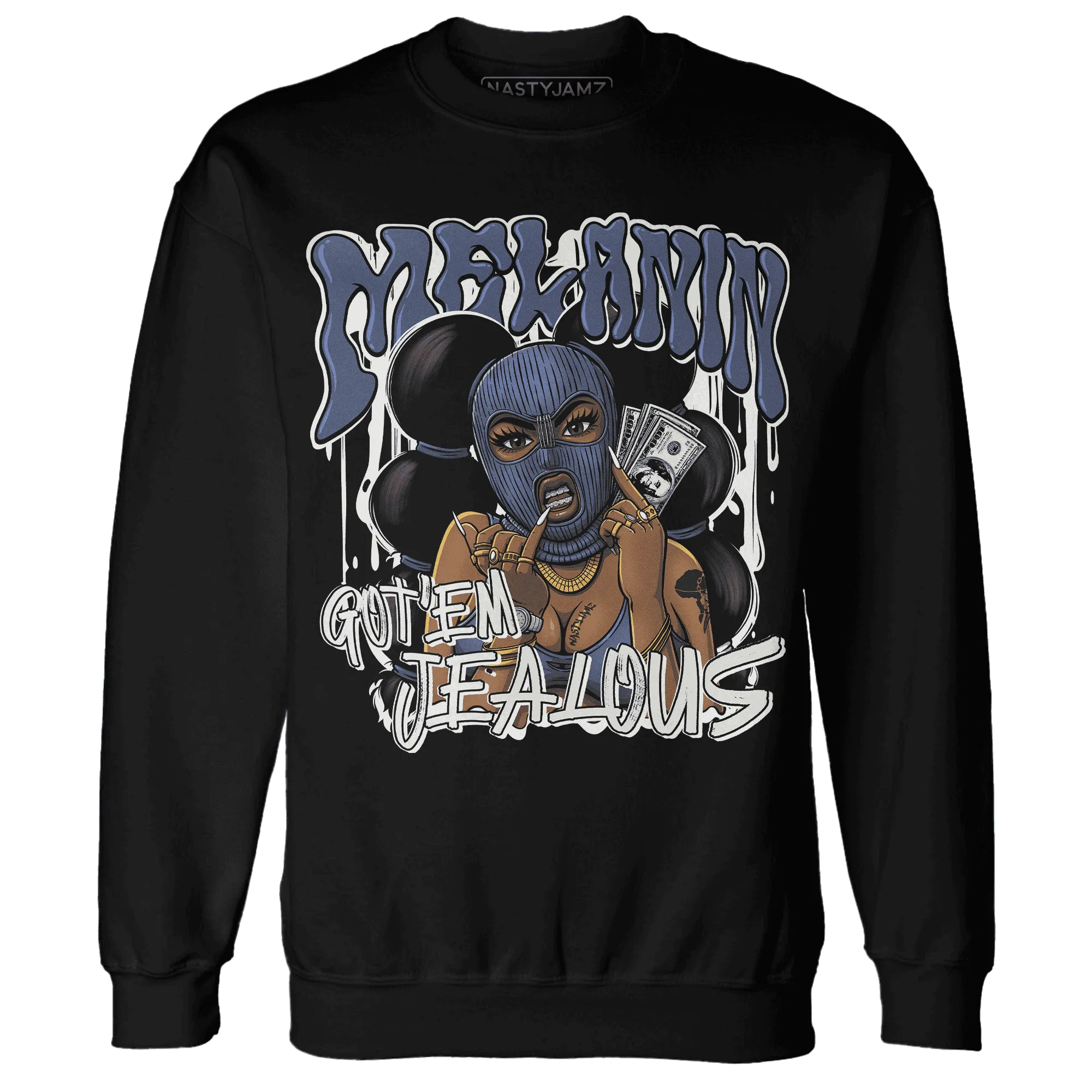 Low-Diffused-Blue-11s-Sweatshirt-Match-Melanin-Got-Em-Jealous