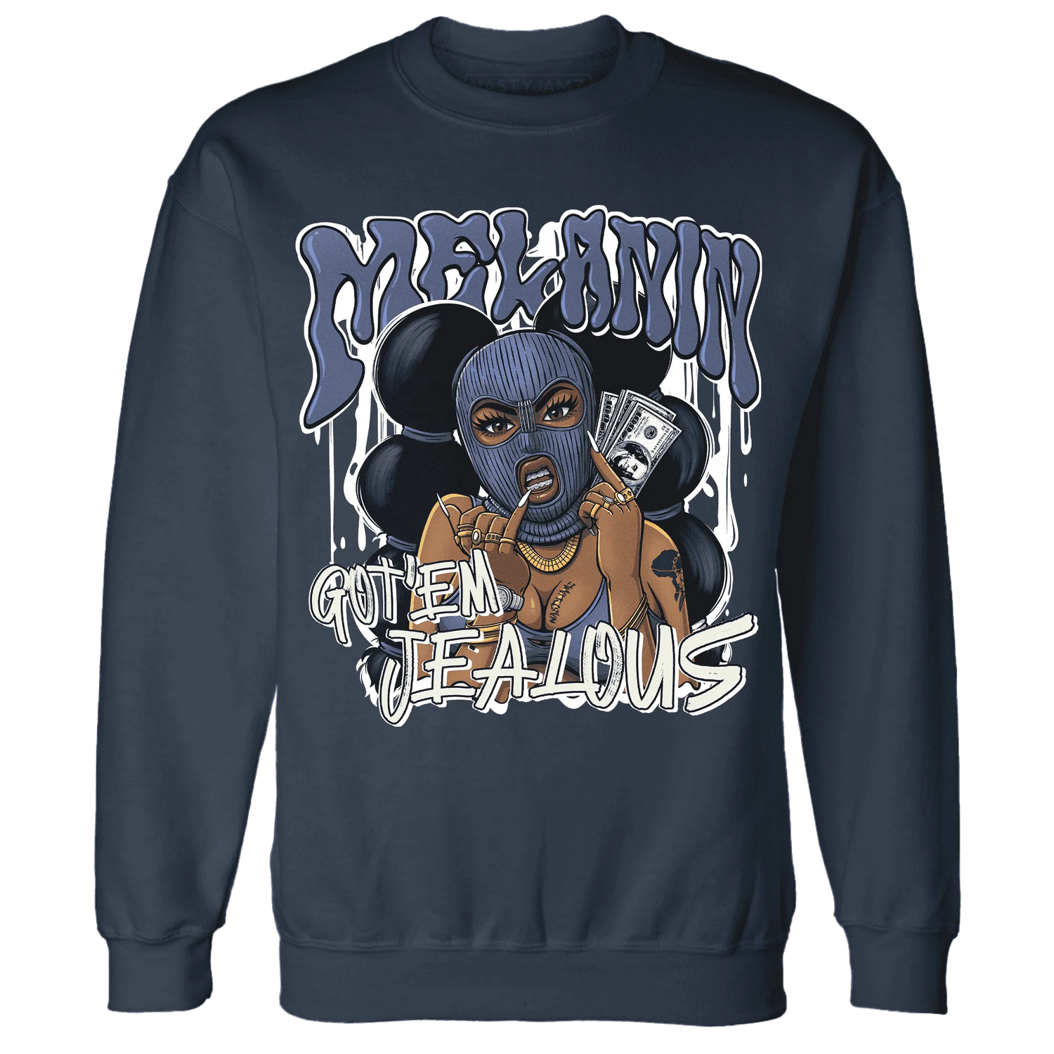 Low-Diffused-Blue-11s-Sweatshirt-Match-Melanin-Got-Em-Jealous