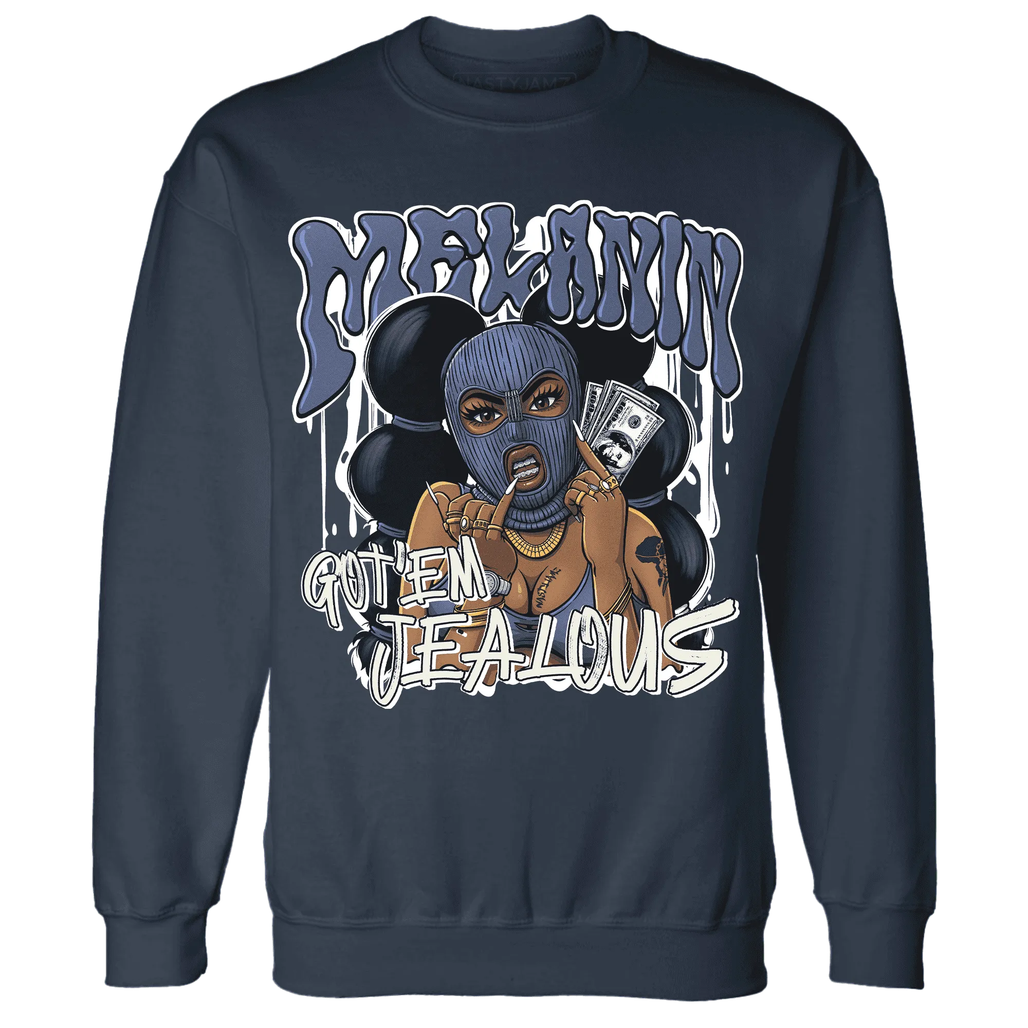 Low-Diffused-Blue-11s-Sweatshirt-Match-Melanin-Got-Em-Jealous