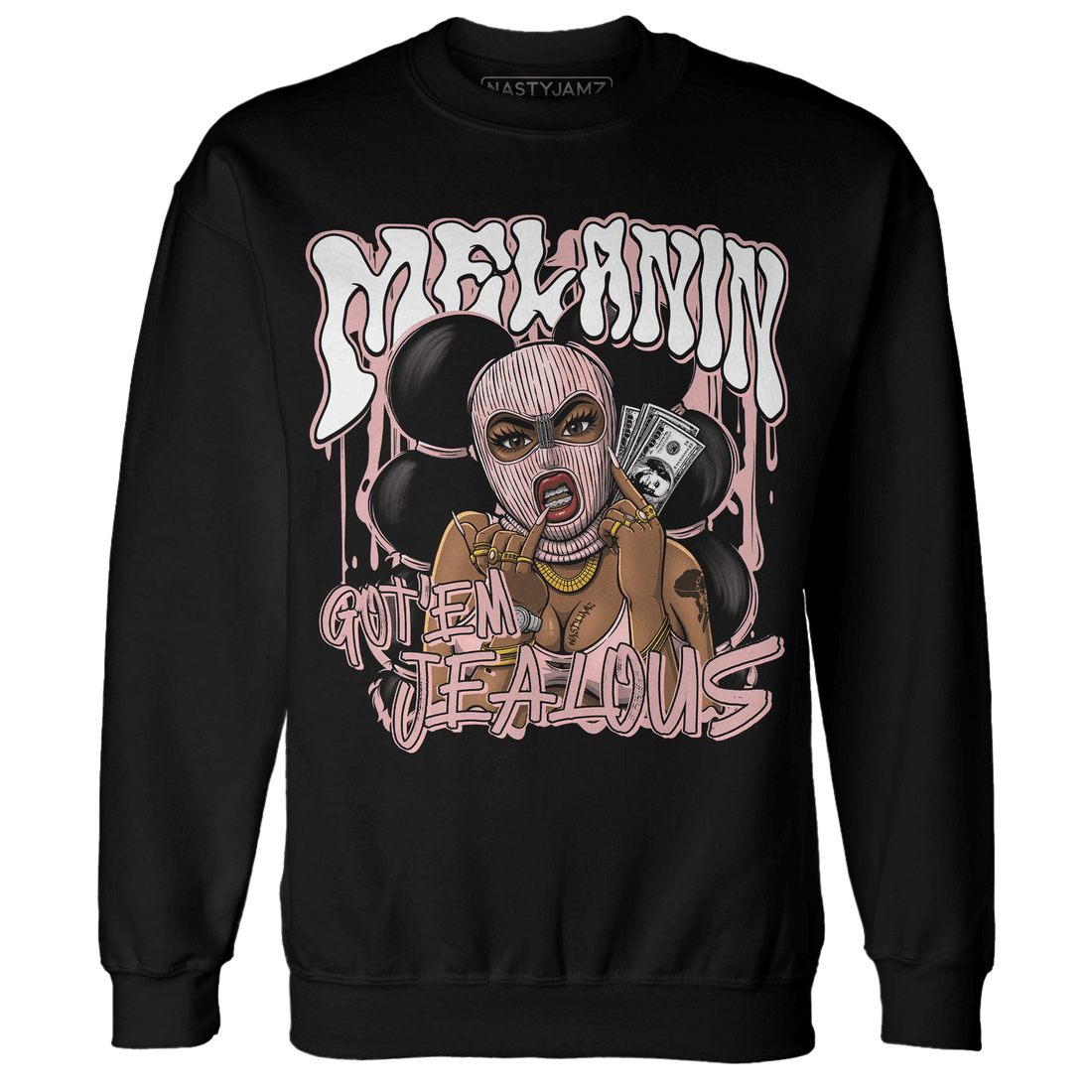 Low Legend Pink 11s Sweatshirt Match Melanin Got Em Jealous - NastyJamz