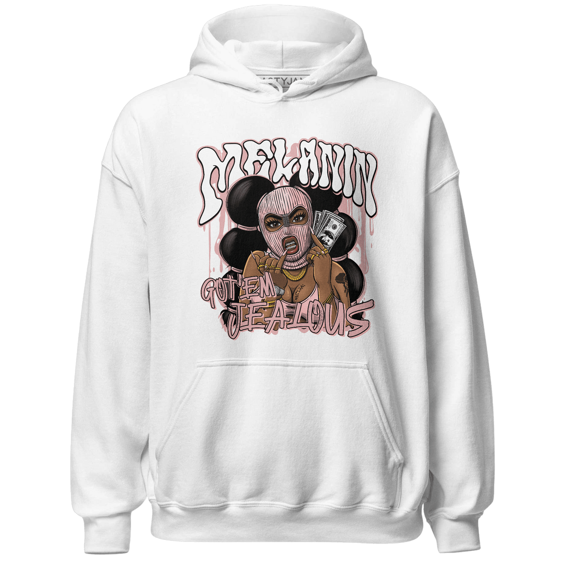 Low Legend Pink 11s Hoodie Match Melanin Got Em Jealous - NastyJamz