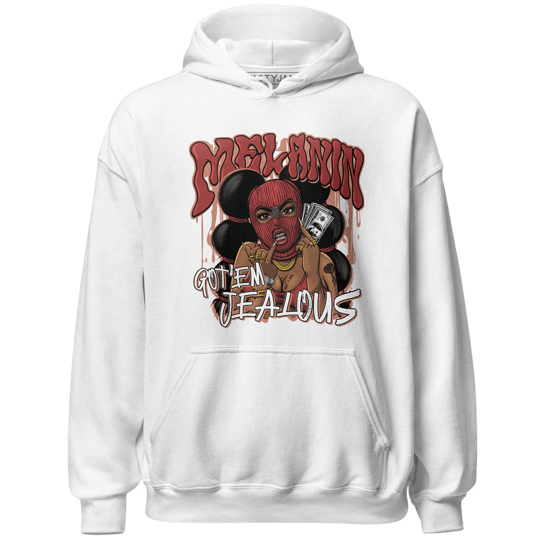 Dune Red 13s Hoodie Match Melanin Got Em Jealous - NastyJamz