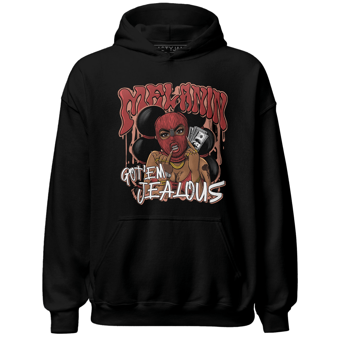 Dune Red 13s Hoodie Match Melanin Got Em Jealous - NastyJamz
