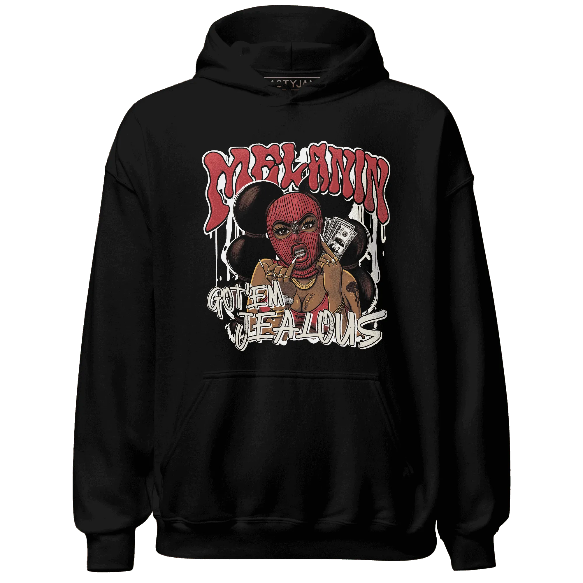 Black-Toe-Reimagined-Red-White-1s-NastyJamz-Hoodie-Match-Melanin-Got-Em-Jealous