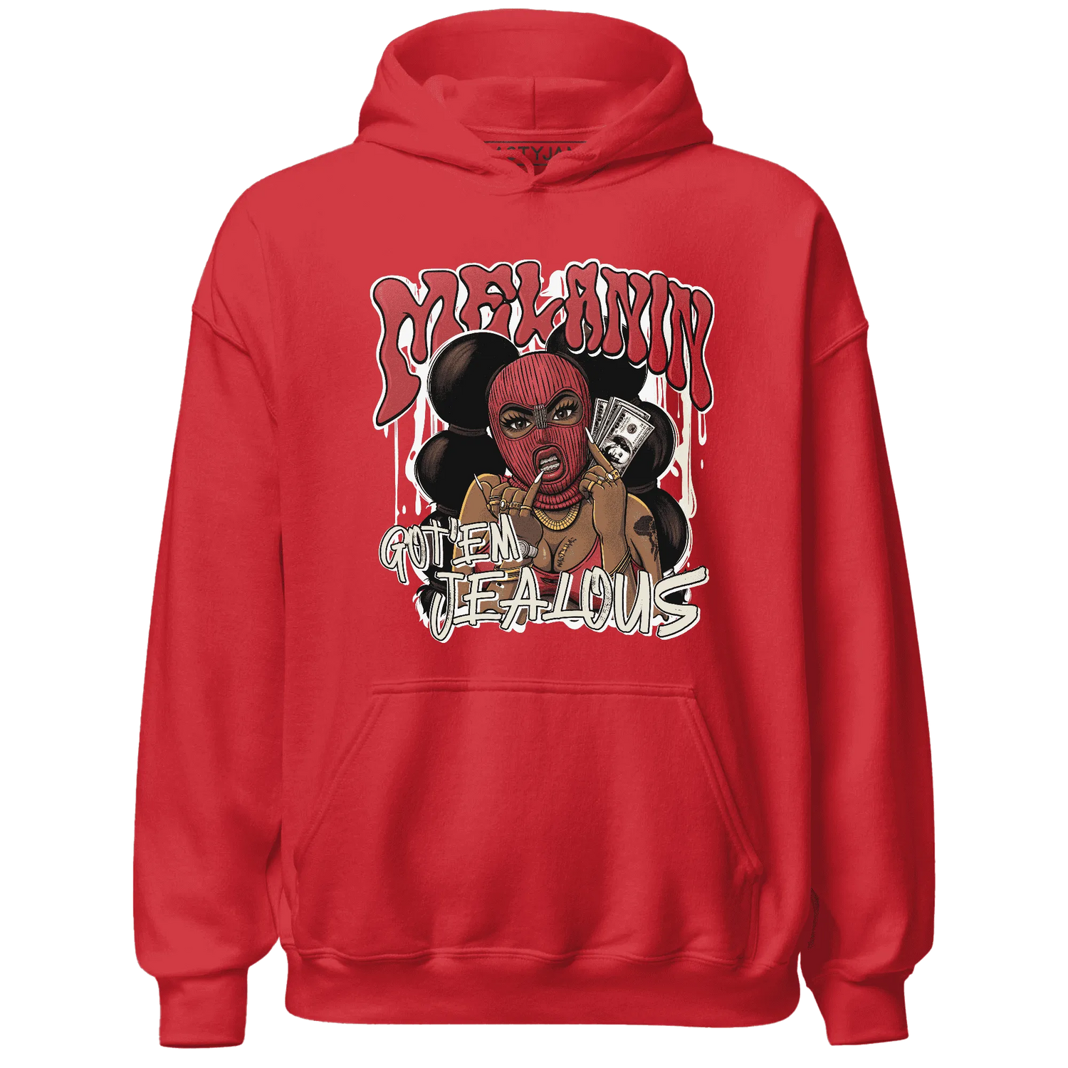 Black-Toe-Reimagined-Red-White-1s-NastyJamz-Hoodie-Match-Melanin-Got-Em-Jealous