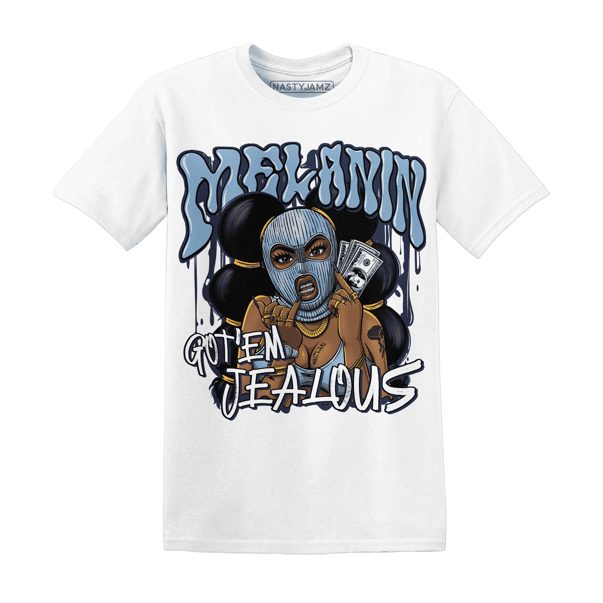 First In Flight 1s T Shirt Match Melanin Got Em Jealous - NastyJamz