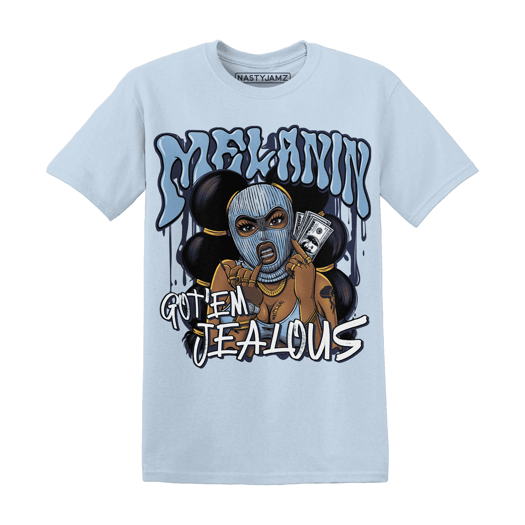 First In Flight 1s T Shirt Match Melanin Got Em Jealous - NastyJamz