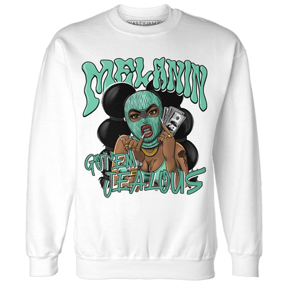 High OG Green Glow 1s Sweatshirt Match Melanin Got Em Jealous - NastyJamz