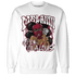 High White Team Red 1s Sweatshirt Match Melanin Got Em Jealous - NastyJamz