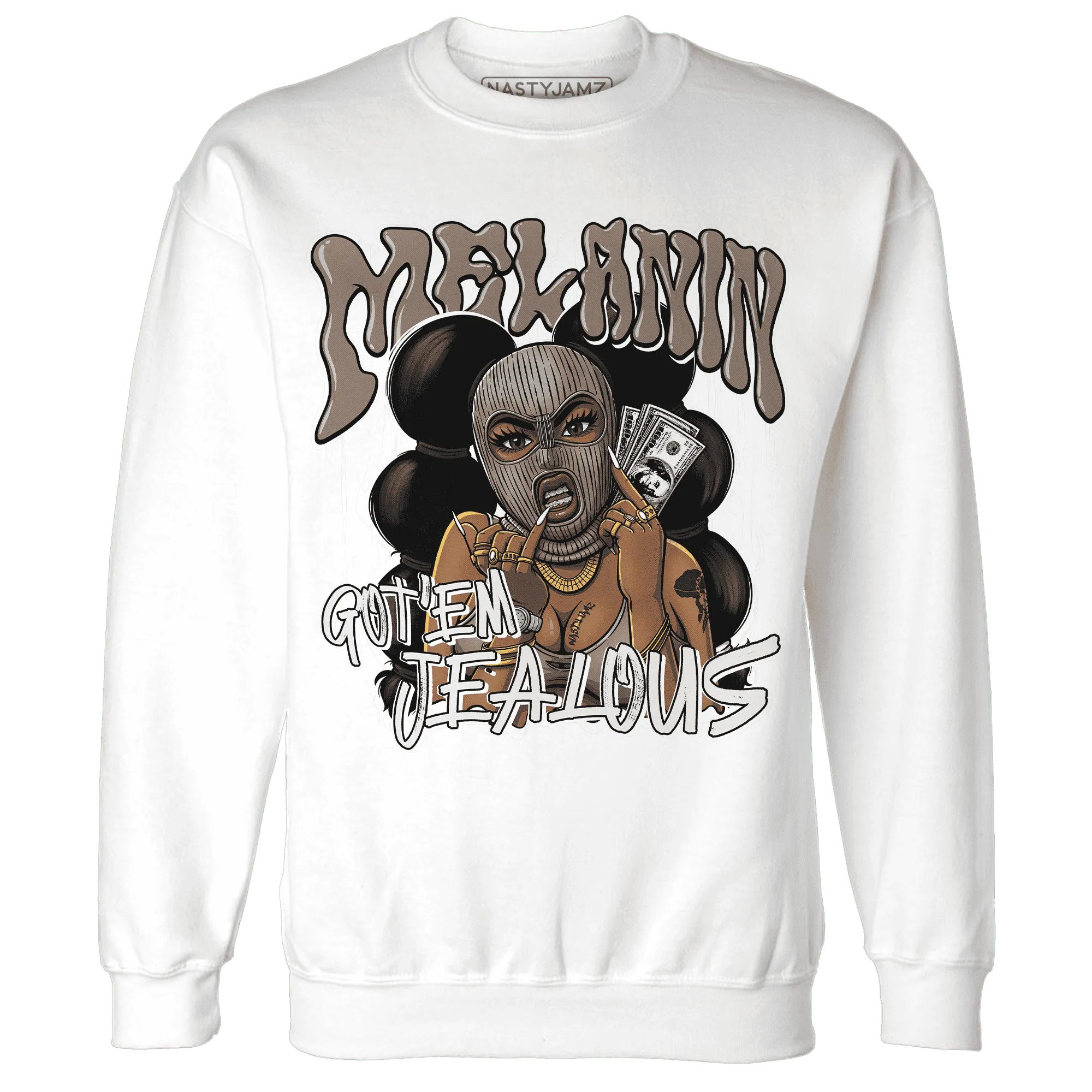 NastyJamz-Low-Mocha-1s-Sweatshirt-Match-Melanin-Got-Em-Jealous