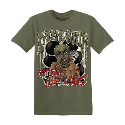 NastyJamz-Medium-Olive-1s-T-Shirt-Match-Melanin-Got-Em-Jealous