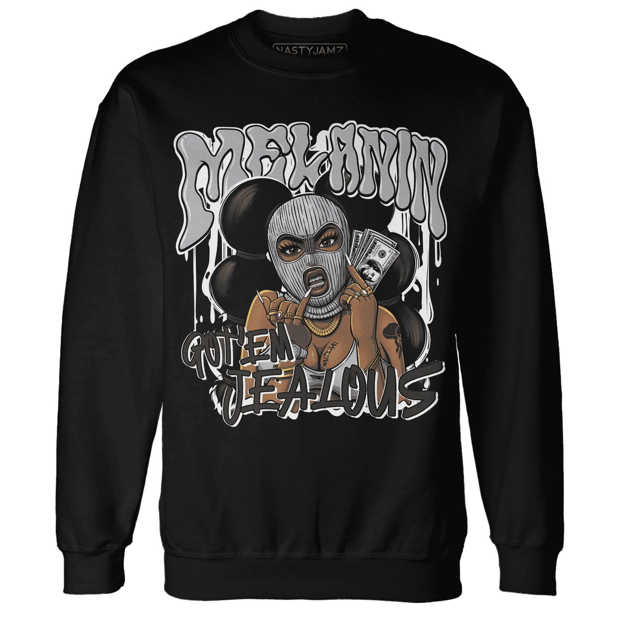 Wolf-Grey-1s-Sweatshirt-Match-Melanin-Got-Em-Jealous