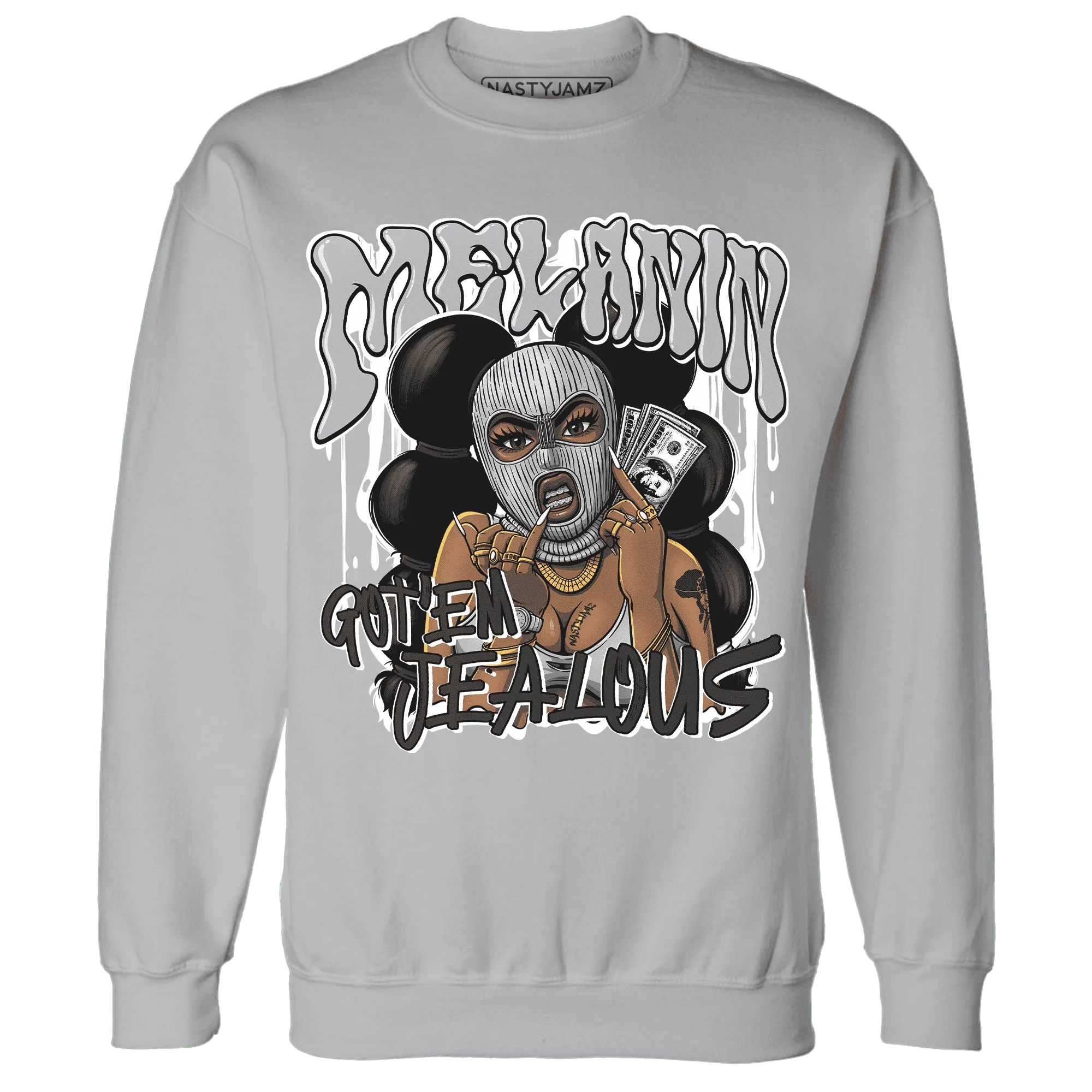 Wolf-Grey-1s-Sweatshirt-Match-Melanin-Got-Em-Jealous