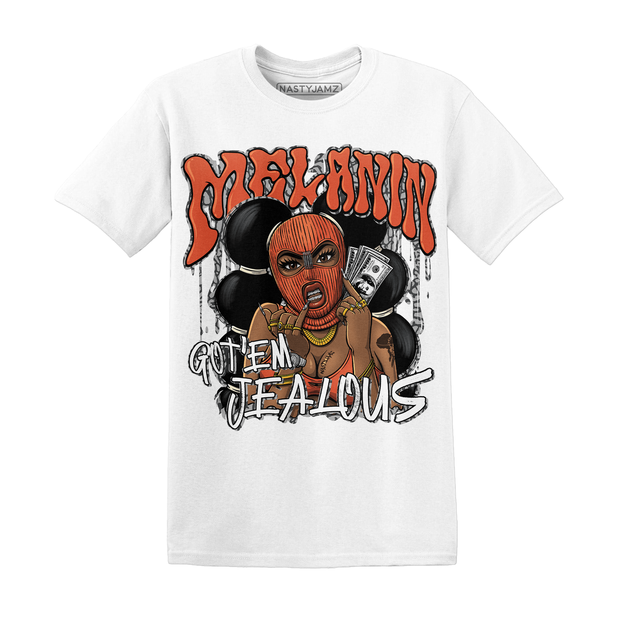 Georgia Peach 3s T Shirt Match Melanin Got Em Jealous - NastyJamz