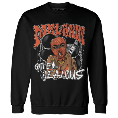 Georgia Peach 3s Sweatshirt Match Melanin Got Em Jealous - NastyJamz