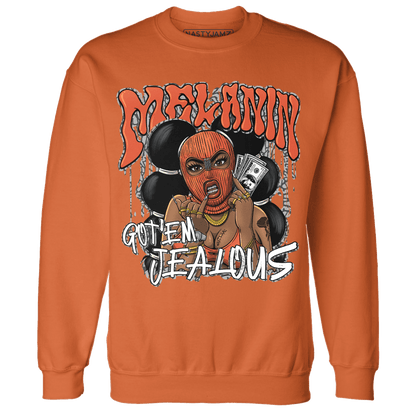 Georgia Peach 3s Sweatshirt Match Melanin Got Em Jealous - NastyJamz