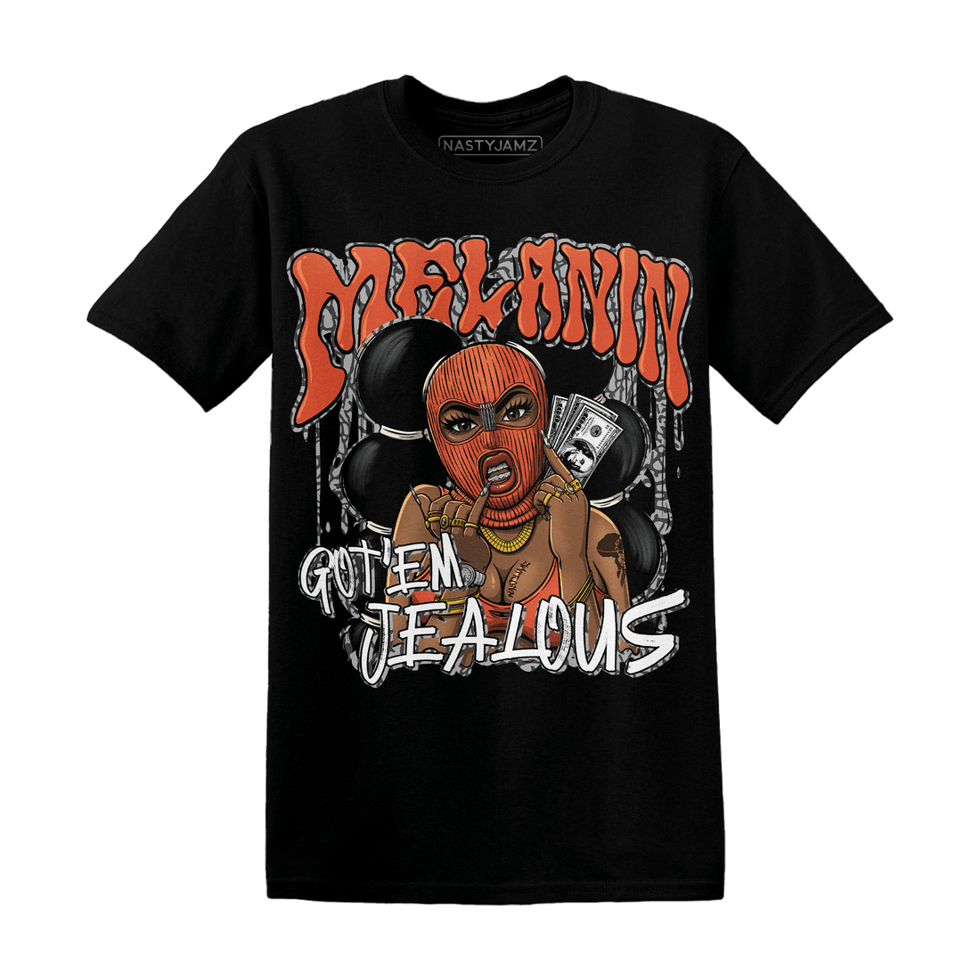Georgia Peach 3s T Shirt Match Melanin Got Em Jealous - NastyJamz