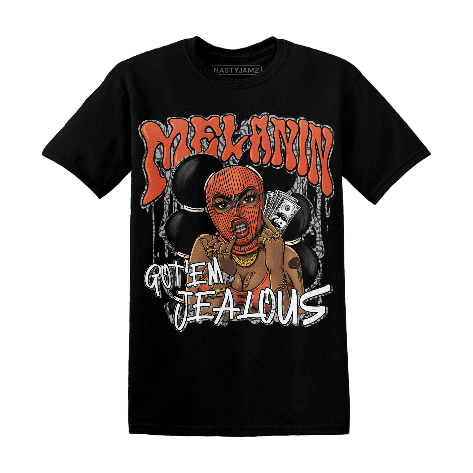 Georgia Peach 3s T Shirt Match Melanin Got Em Jealous - NastyJamz