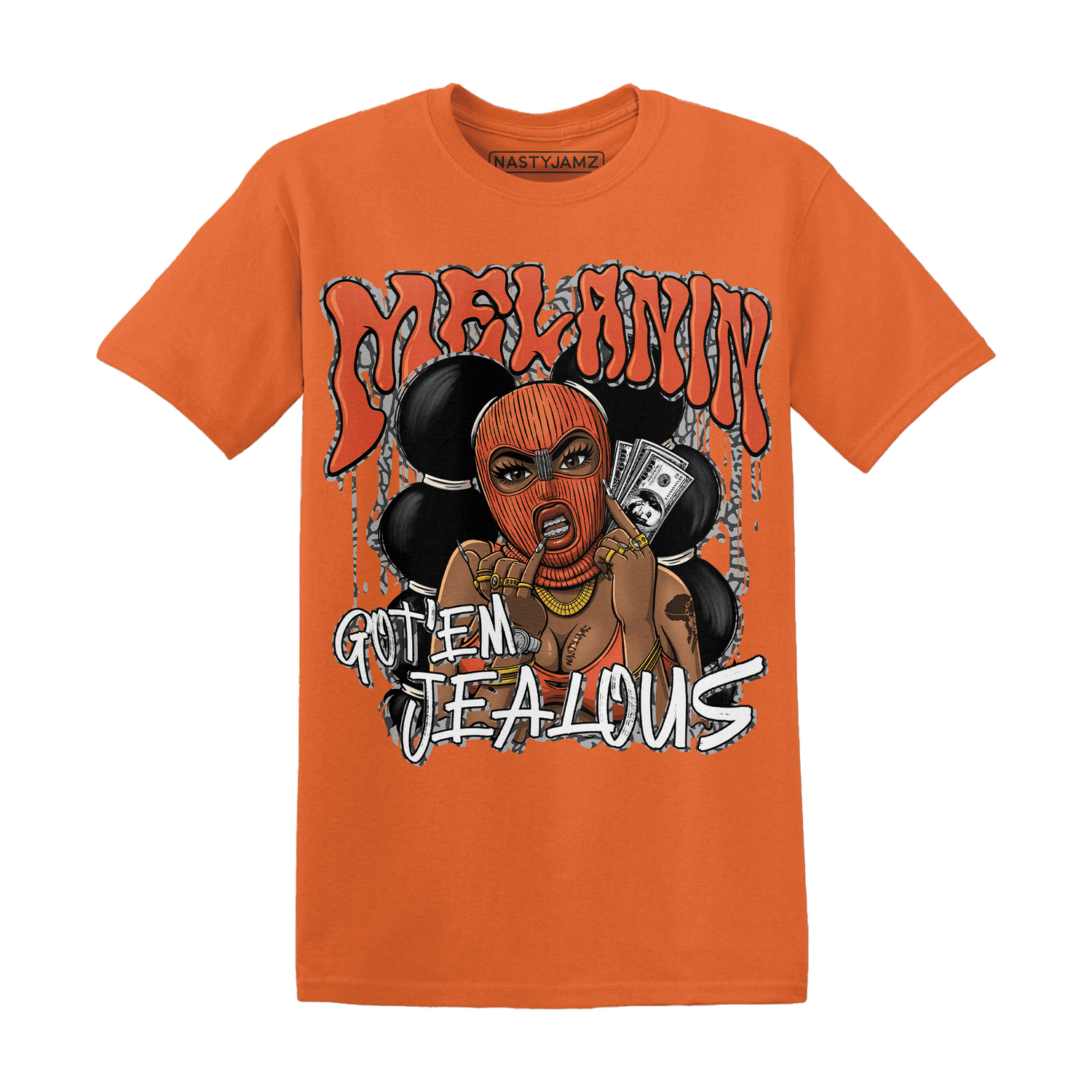 Georgia Peach 3s T Shirt Match Melanin Got Em Jealous - NastyJamz
